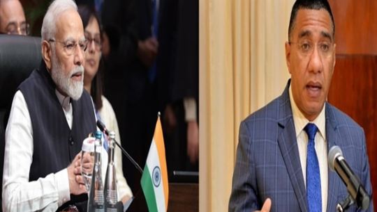 PM Narendra Modi to hold delegation level talks with Jamaican PM Andrew Holness