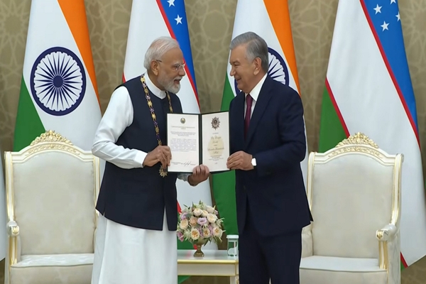 PM Modi Receives Uzbekistan’s Top State Honour
