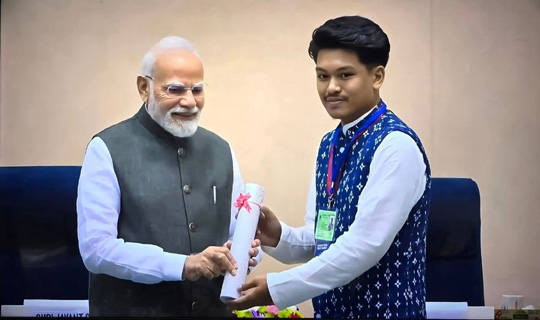 Tripura’s Samuel Debbarma Honoured by PM Modi at National Skill Convocation