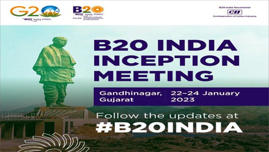 B-20 inception meeting to be organised in Gandhinagar from January 22