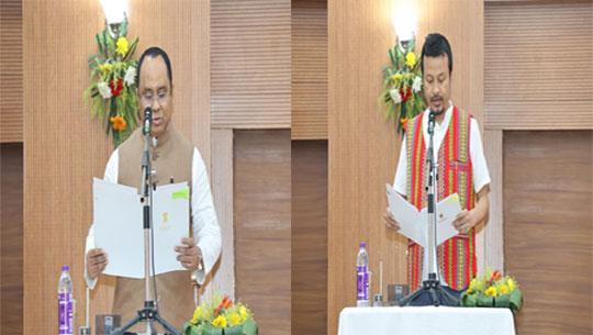 2 TIPRA Motha MLAs sworn in as ministers of Tripura government