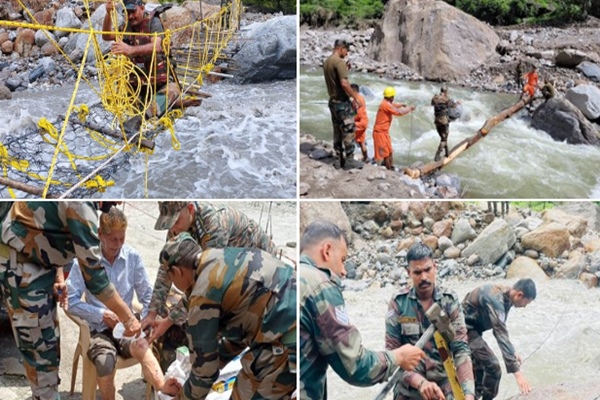 Indian army mobilizes resources for flood relief in Himachal Pradesh