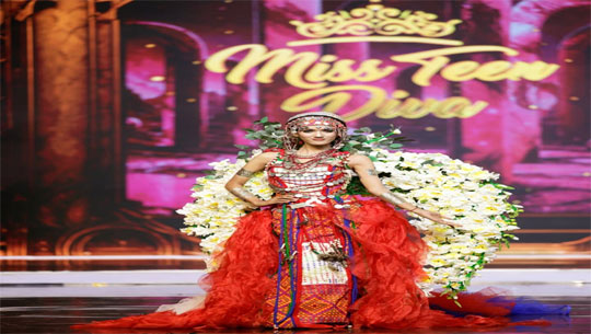 Chandamita Roy Wins Best National Costume at Miss Teen Diva 2026
