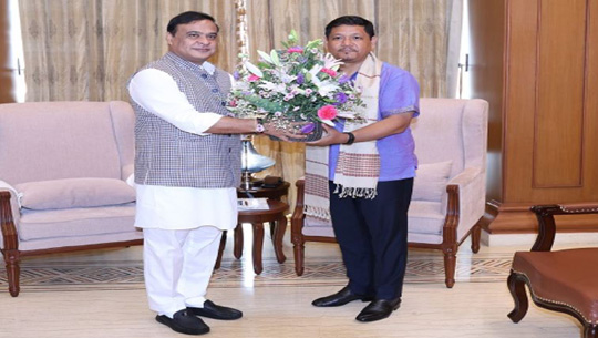 Conrad K. Sangma, Himanta Biswa Sarma Hold Talks to Ease Lapangap Border Tensions