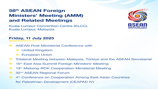 ASEAN underscores sustainable and rules-based multilateral trading system in Foreign Ministers’ meeting in Kuala Lumpur