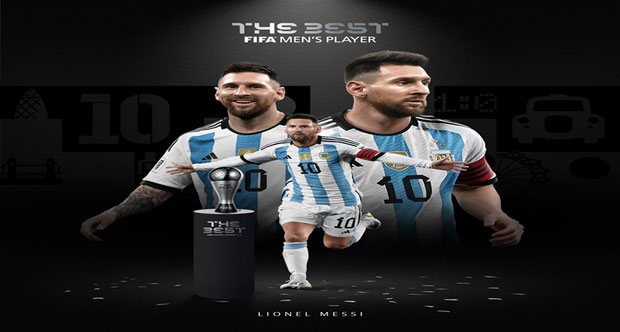 Argentine superstar Lionel Messi once again bags The Best FIFA Men’s Player Award