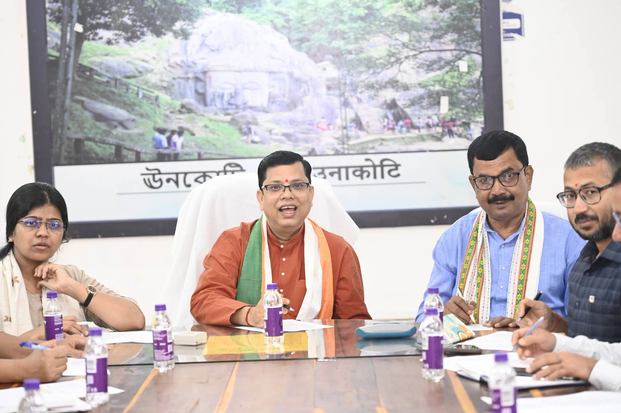 Minister Tinku Roy Reviews Preparati