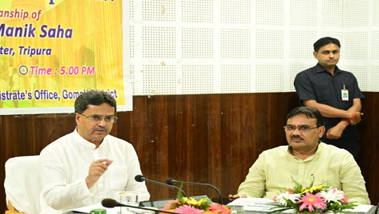 CM Dr. Manik Saha Chairs 7th Trust Meeting of Mata Tripura Sundari Temple