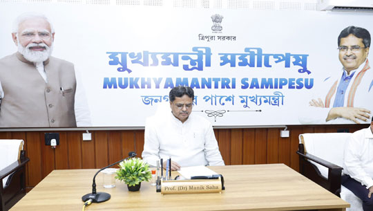 CM Dr. Manik Saha hosts 50th episode of ‘Mukhya Mantri Samipeshu’ 