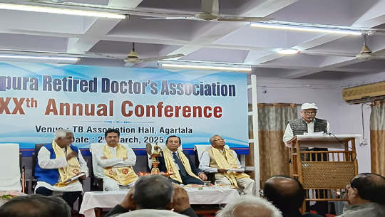 20th Annual Conference of Tripura Retd. Doctors' Association held in Agartala