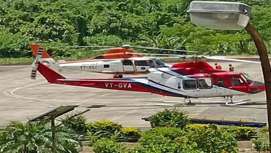 First Helicopter Service between Churachandpur & Mualpui Helipad, Aizawl started under Union Ministry of Home Affairs’ helicopter service scheme