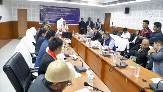 Guv Indrasena Reddy chairs meeting on developmental activities in TTAADC