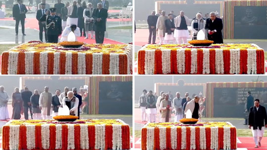 Nation pays homage to former Prime Minister Atal Bihari Vajpayee on his birth anniversary
