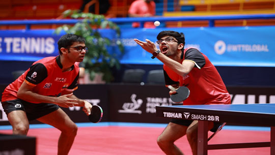 Manush Shah, Manav Thakkar Enter Semi-Finals of World Table Tennis Contender