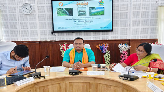 Minister Kishore Barman Urges Coordinated Efforts at Panchayat Level for Rural Progress