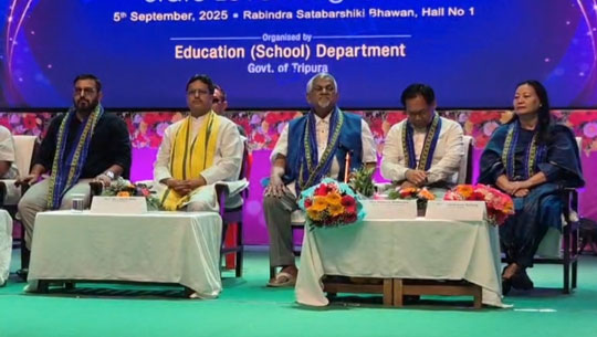 Tripura Celebrates 64th Teachers' Day with State wide Honour