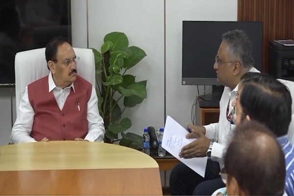 Union Health Minister Visits Injured NEET Protesters