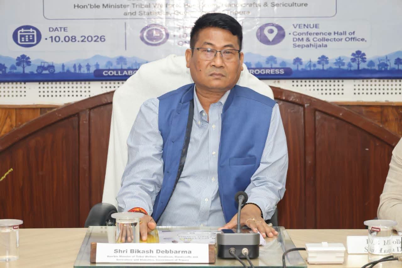 Minister Bikash Debbarma Reviews Dev
