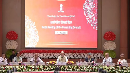 CM Dr Manik Saha attends NITI Aayog meeting in Delhi