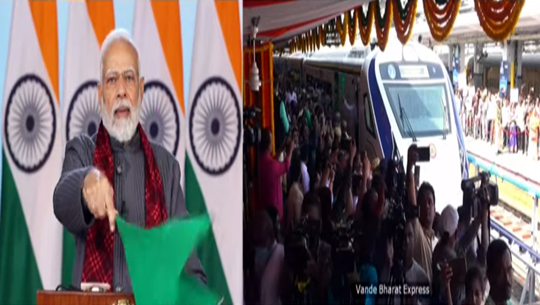 PM Modi flags off Secunderabad-Visakhapatnam Vande Bharat Express; Says, the train will enhance ease of living, boost tourism & benefit economy