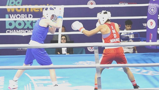 Women's National Boxing Championship: 2022 World Championships bronze medallist Manisha Moun registers a 5-0 win over TC Lalremruati of Mizoram in quarterfinals