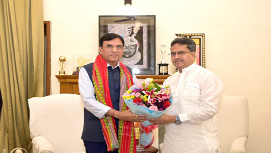 CM Manik Saha Meets Union Minister M
