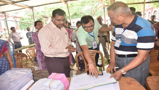 Tripura LS Poll: Poll material dispe