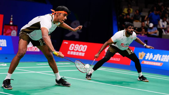 Satwiksairaj Rankireddy and Chirag Shetty enter Men’s doubles semifinals of China Masters 2025