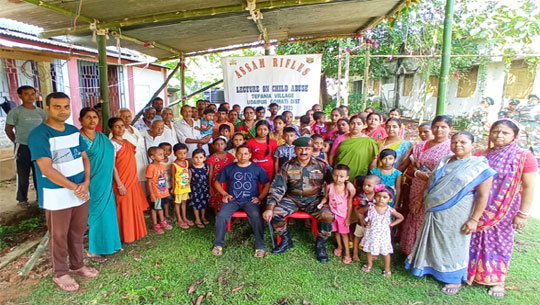 Assam Rifles organizes awareness lecture on “Child Abuse”