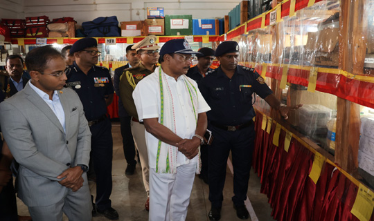 Governor Visits NDRF 1st Battalion 