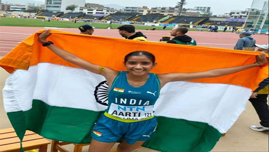 Aarti wins Bronze Medal in Women’s 10000m race walk event at World U20 Athletics Championships