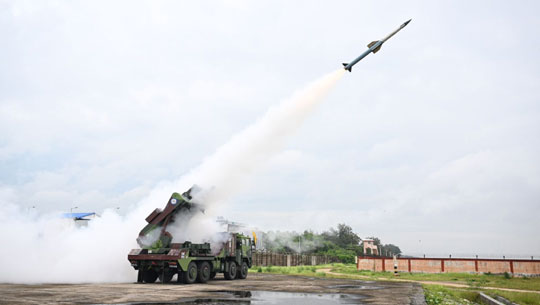 India Successfully Conducts Maiden Flight Tests of Indigenous Integrated Air Defence Weapon System