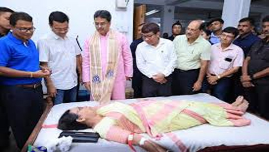 CM Dr Manik Saha inaugurates blood donation camp