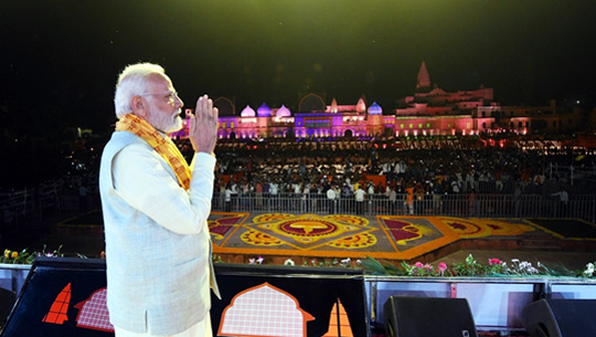 PM Modi reviews construction work of Ram Temple in Ayodhya; Says Lord Ram is inspiration behind Sabka Saath, Sabka Vikas