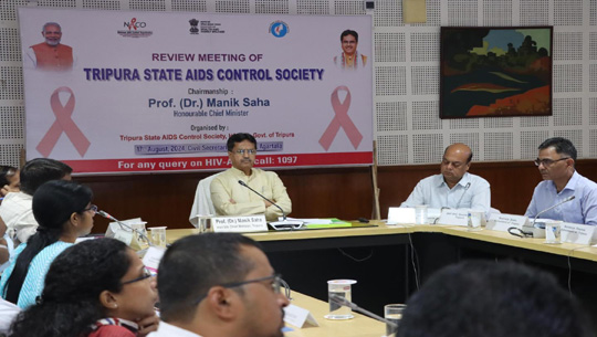 CM Dr Manik Saha launches IEC state-wide campaign to create more awareness on AIDS