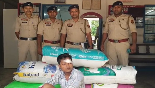 Ganja worth Rs 10 lakh seized, one held