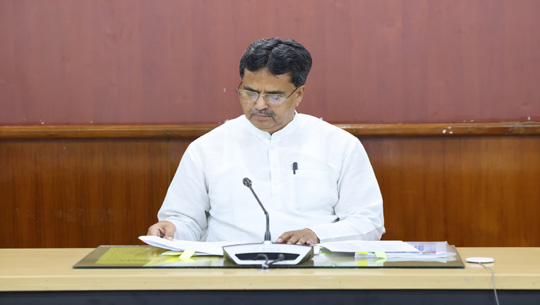 CM Dr. Manik Saha chairs review meeting on Web Portals for Key Departments