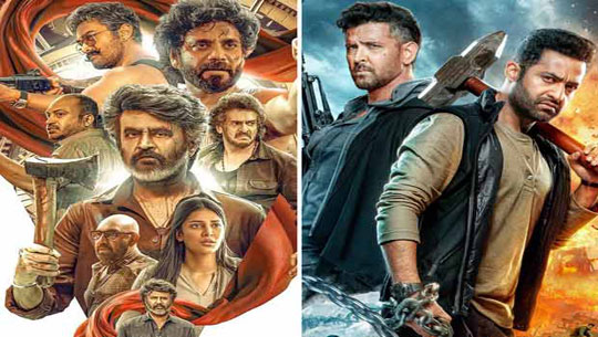 ‘Coolie’ Takes a Rs. 70 Crore Lead Over ‘War 2’ at Worldwide Box Office; Rajinikanth Set to Reign Supreme