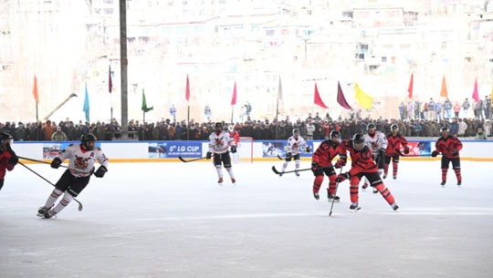 ITBP Wins LG Cup Ice Hockey Championship in Kargil