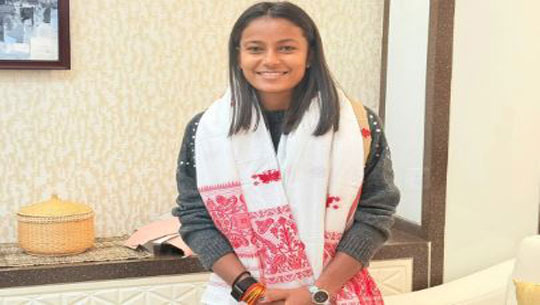 Assam Govt Felicitates Uma Chetry with Rs 25 Lakh Grant for World Cup Heroics