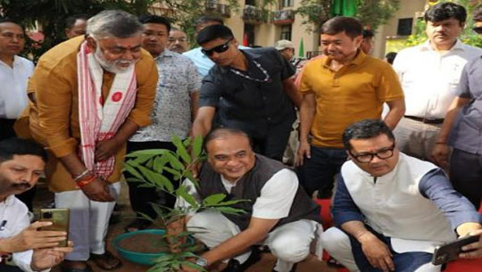 Assam to create history by planting 1 crore commercially viable saplings across State under Amrit Brikshya Andolan initiative within 3 hours duration