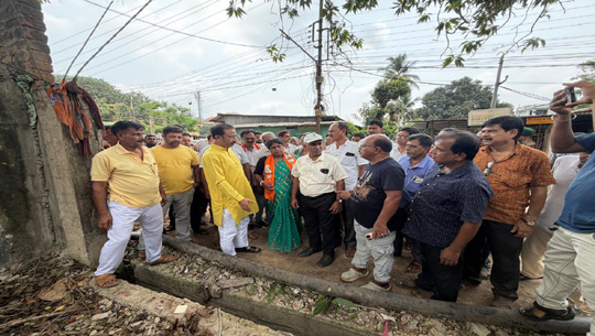 MP Rajib Bhattacharjee Inspects Civi