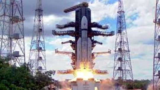 ISRO successfully launches a 642-tonne heavy lift rocket LVM3 carrying Chandrayaan - 3 satellites from Sriharikota