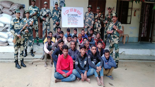 23 Bangladeshi smugglers apprehended from South dist