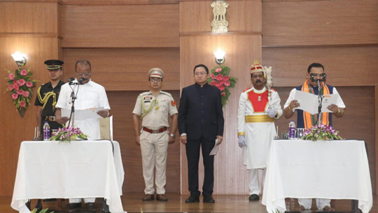 Tripura: Kishor Barman Sworn in as Cabinet Minister 