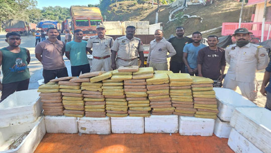 Huge Cache of Cannabis Seized at Churaibari; Driver on the Run