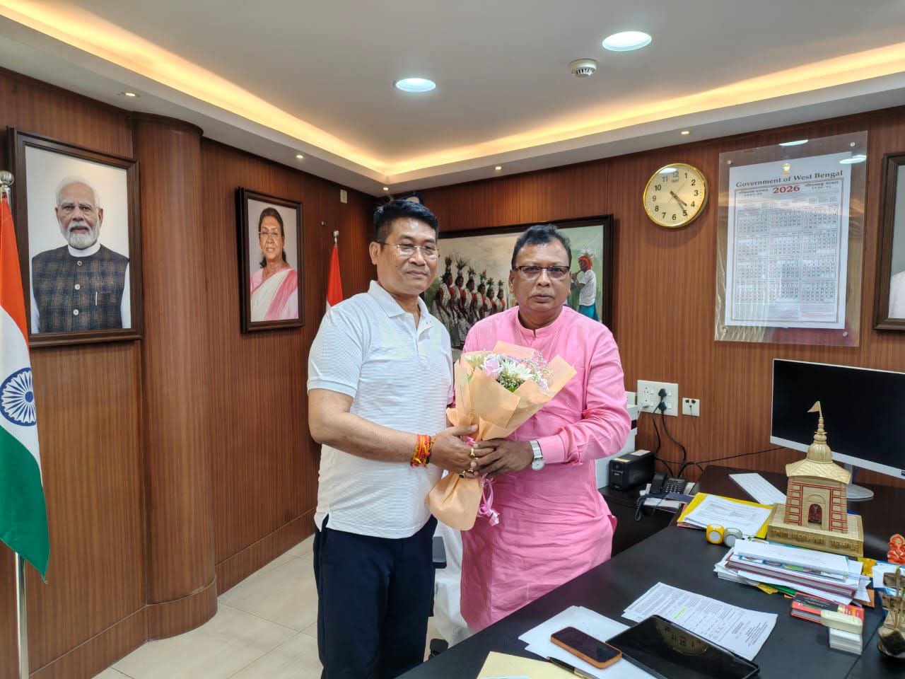 Minister Bikash Debbarma Takes Up Tripura Students’ Welfare in West Bengal