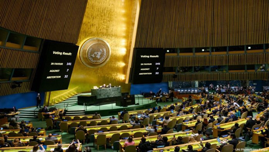 UNGA passes resolution calling for immediate end to hostilities between Ukraine and Russia