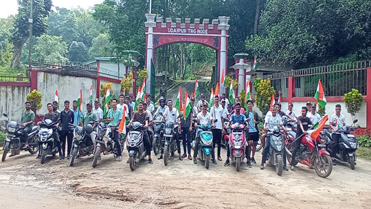 AR organizes bike rally ahead of I-Day