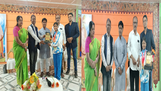 Felicitation ceremony for young sports person held